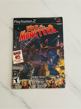 Sony PlayStation 2 War of the Monsters Demo Disc